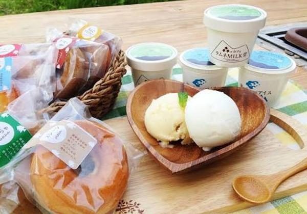 ラムネMILK堂の森のアイス
